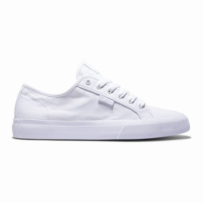 DC Manual Men's White Skate Shoes Australia Sale VER-704